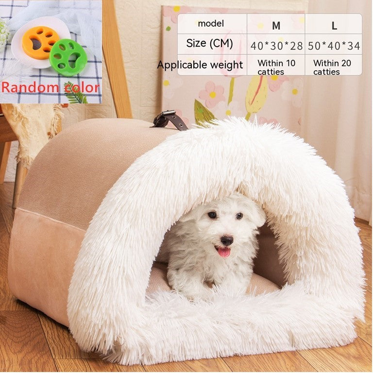 Mava – Warm Splice-Design Pet Nest for Autumn & Winter
