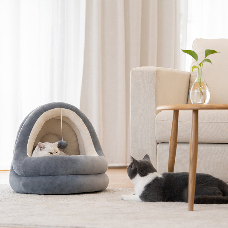 Nima – Premium Cat House Bed for Kittens & Small Pets